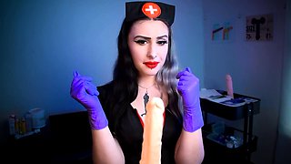Divinely – Nurse Medical Glove Handjob POV