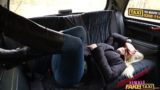 Angel Wicky takes George Uhl's hard cock deep in her pussy & gets a cumshot