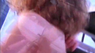Redhead slut retro gangbang porn