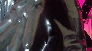 Eva Latex Rubber Dress Solo Mistress Femdom BDSM MILF