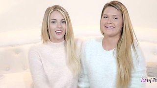 Seductive Blake and Abby's toys clip