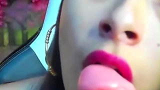 Girl Masturbates with Her Natural Big Tits P3