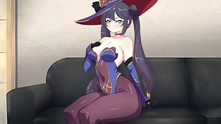 WaifuHub - Part 38 - Mona Magistus Sex Interview Genshin Impact By LoveSkySanHentai