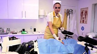 Latex Nurse Gives Sounding Catheterisation And Anal