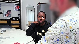 Cute Amateur Ebony Teen Rough Fucked