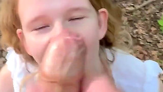 Facial and Risky Sperm Walk in the Forest