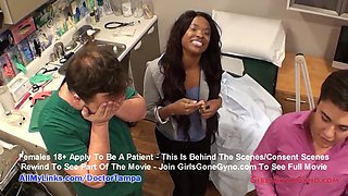 Misty Rockwells student gynecological exam by a Tampa doctor on camera