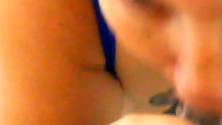 Lucky Gurl Kween Bunny B - BBC Throat Fucking and Ass Eating on the Stairway