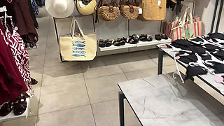 Girls Lick Ass in Mall Toilets & Dressing Rooms