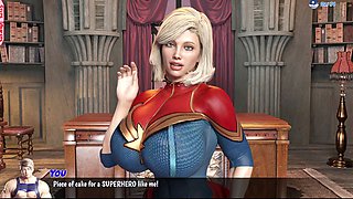 Insatiable stacked rich girl gets rocked like never before by cockham superheroes