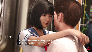 She Couldn't Hold Herself Back on the Train - My Best Deal ,3D Game Porn Video