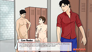 Giving Hand to Kyle After His Bath Sarrowness