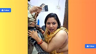 Indian bhabhi gets naughty with her devar while home alone