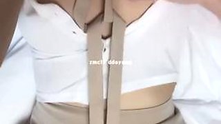 Korean bj: Asian  Solo Porn