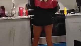 Slim Petite Ebony Milf Teasing for a Fuck