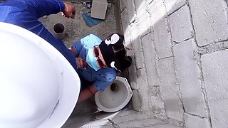 Nahuli Ng Guard - Pinay Teen 18+ Student 18+ + Foreman In Construction Site