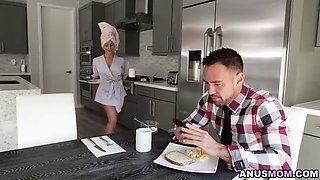 Cristianas Cinn's tight butt gets stuffed by Johnny Castle's thick cock while he films