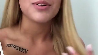 19yo Blonde Big Titty Teen Marie Jacob Fucks Daddy