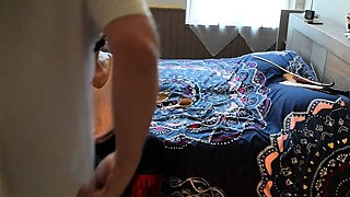 Femdom fetish bitch fuck and cumshot action with victim