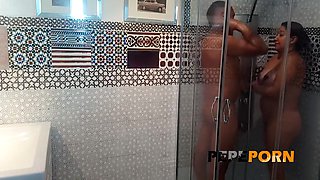 Chubby Latina Housewife Bangs A Dude After Their Porn Behind His Back. Sorry Hubby, I Couldnt Say No