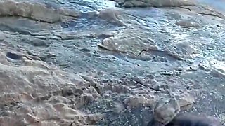 She Sucks My Cock In Public On The Beach