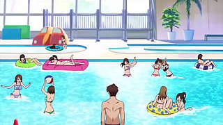 3d horny seduces her stepbrother in pool and fucked by him in store room