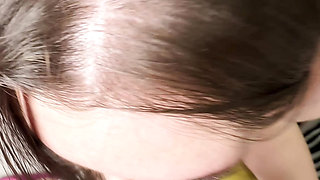 Stupid girl sucks my and gets a lot of on her face