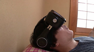 Helping a VR Addicted Japanese Son Mom's Friend