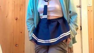 Cute Schoolgirl Hana Pissing Pussy - Sweet Japanese Teen Babe