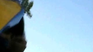 Busty amateur blonde banged in public outdoor