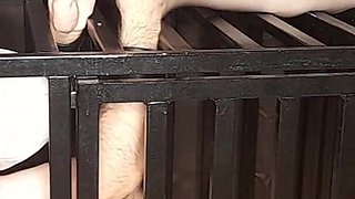 Lady Angela Polish Language Submissive in a Cage Nylon Feet Tattooed Goddess