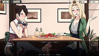 Cartoon and anime lovers enjoy some graphic hentai fun with mature big tit models