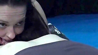 Two Horny and Hot Ladies at the Gym Wrestling and Belly Licking