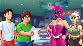 Sexy Fighter in Front of Us -summetime saga