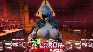 Hot Gothic 2B NIER Automata- Big Boob POV - VAM-X-PROD