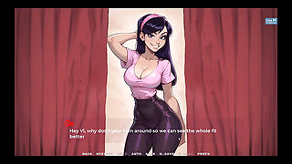 My New Girlfriend Taboo Hentai Game Ep.6 Locker Room Fun with Me Best Friend and GF!