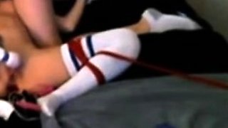 Bondage, Blowjob and Masturbating on Webcam