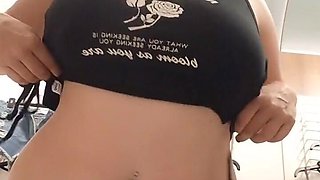 Some Sneaky Touching of Myself in Between Items of Clothing