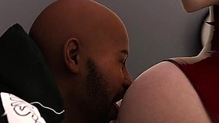 I Sent My Busty Wife to BBC Landlord to Clear due rent - 3D Hentai Game - the office