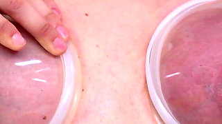 Vacuum Pump on My Pussy and Tits. Big Squirting Orgasm