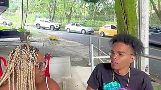 He picked up his stepsister and fucked her hard