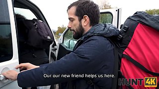 Hunt4k. road tour fuck