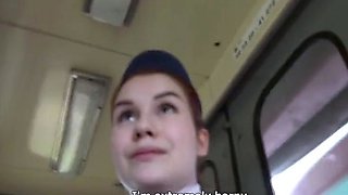 CzechStreets E Sex With A Conductor In The Toilet