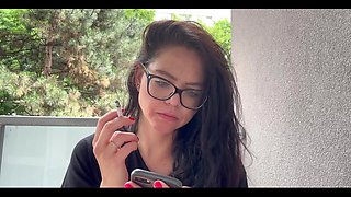 Smoking During Answering on My Onlyfans for Your Messages