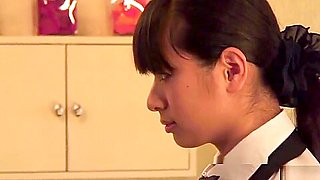 Handsome busty asian Hana Haruna got a spermshot on her face