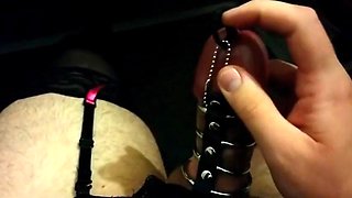 Wank with hot stuff