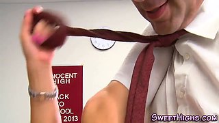 Passionate teen fucked