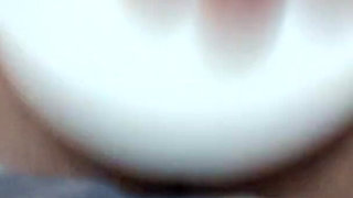 Up Close Colorful Dildo Ass Play