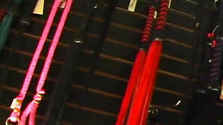 A Horny BBW Gets Tied up and Spanked