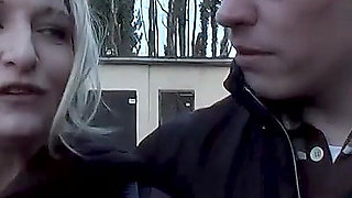 Blonde Housewife with Willing Cunt